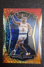 2020-21 Panini Select - Premier Level Immanuel Quickley #172 Red White Orange...