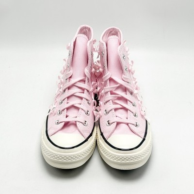 NEW* Unisex CONVERSE Chuck 70 HI Bow Studded PINK FROSTING  display picture 3