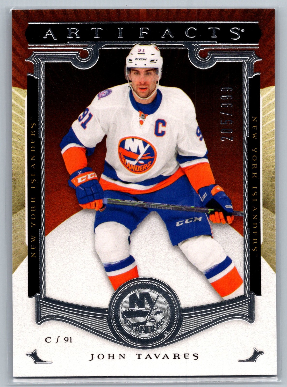 2015-16 Upper Deck Artifacts #113 John Tavares New York Islanders SN