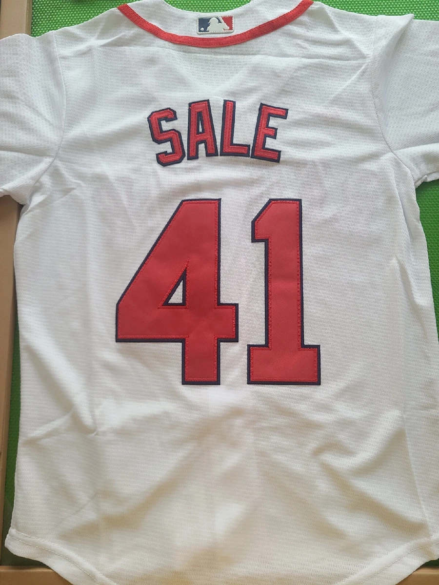 Youth jersey boston red sox #41 Chris Sale size M color white