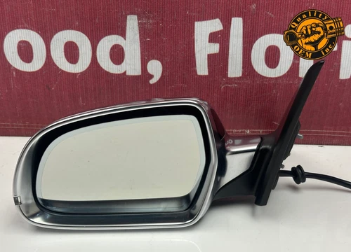 2008-2017 AUDI A5 S5 LEFT SIDE DOOR REAR VIEW MIRROR W/ BLIND SPOT OEM ALUMINUM