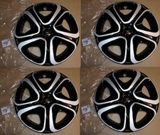 4X ORIGINAL COPRIRUOTA 16'' CITROEN C3 III 98136874XY NERO