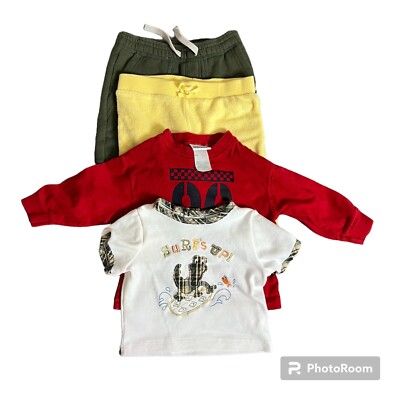 Boys Clothing Sz 6M-12M, Set Of 4