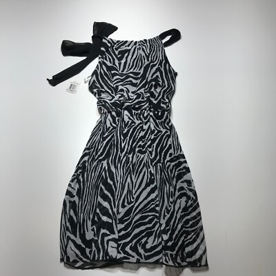 bee darlin black and white dress PRE-ORDER - Dollface Dress in Black and White main image 1