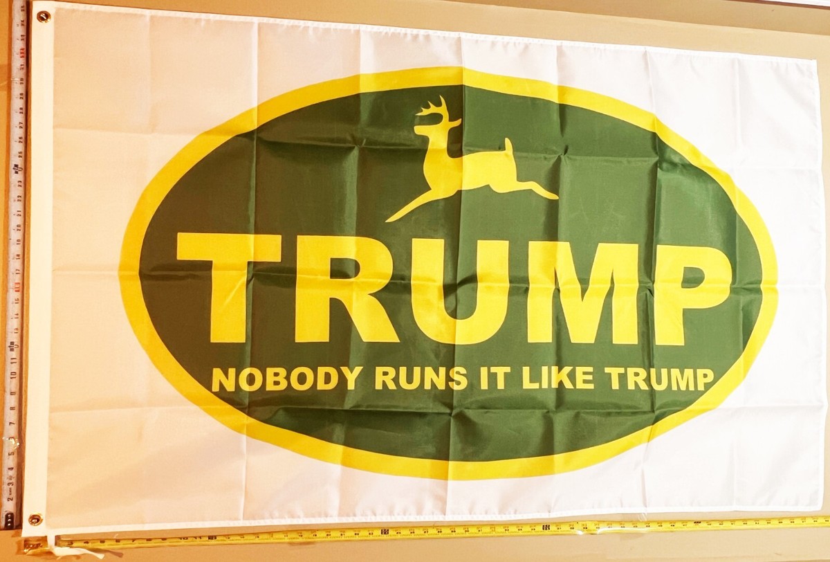 Bandiera Donald Trump 3x5 Piedi - Agricoltori Per Trump, John