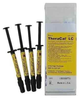 Bisco TheraCal LC Light Cure Resin Cavity Liner Four Syringes Pack