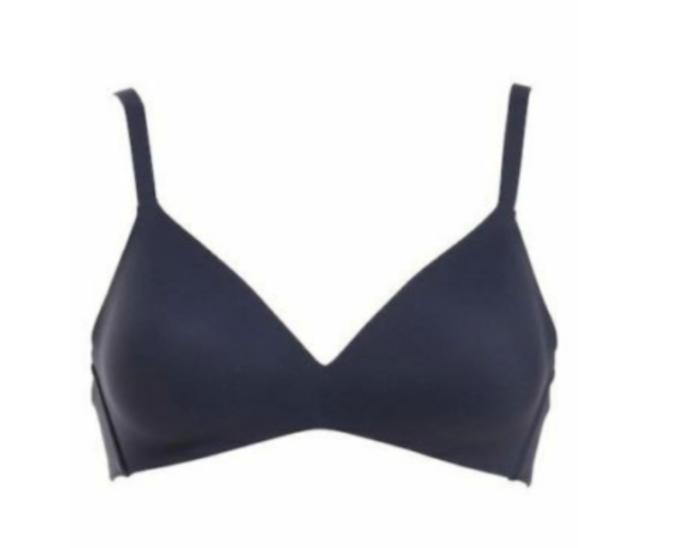 Wacoal 36D How Perfect Wire Free T-Shirt Bra 852189 Eclipse Navy NWOT