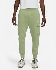 Nike Men?s Sportswear Club FleeceMen's Cargo Pants Oil Green Size XL - BRAND NEW