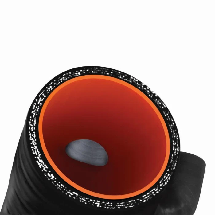 Manguera de inducción Mishimoto Performance negra de actualización de silicona 01-14 Subaru WRX/STI Foto 4 de 4