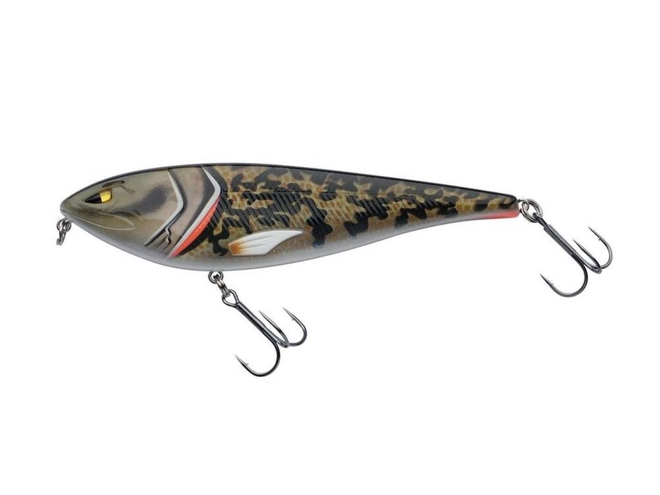Berkley Señuelo Zilla Planeador Cebo Flanco Lateral Sonajero Fusión Lucio Depredador, 10 cm 18 g Foto 4 de 4