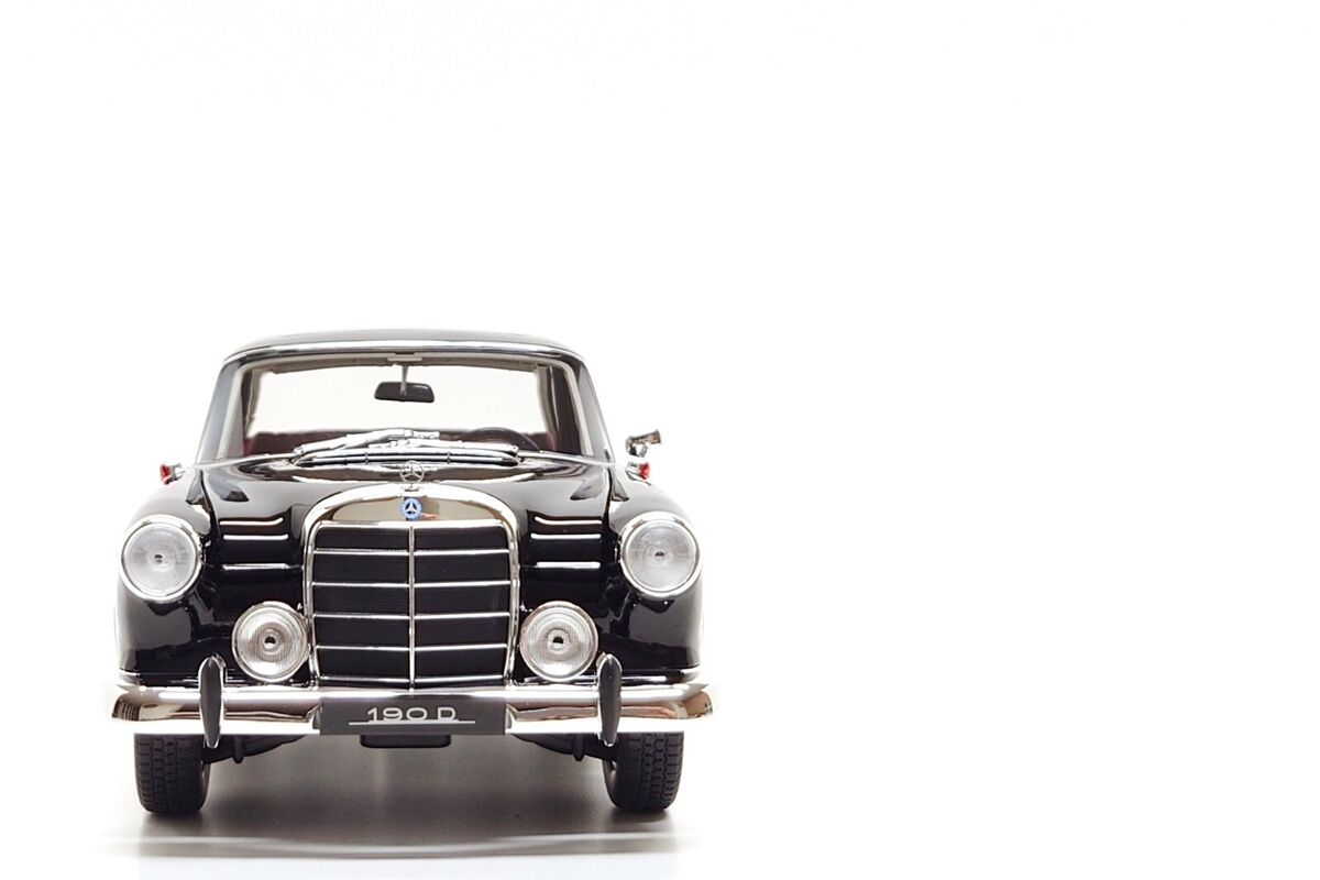 Norev 1:18 1964 Mercedes-Benz 190D (W110) in Black | eBay Norev 1:18 1964 Mercedes-Benz 190D (W110) in Black | eBay
