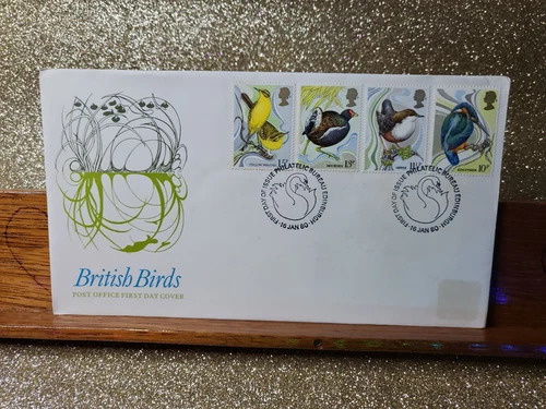 First Day Cover 📮 1980 (4 stamps) British Birds 📮 UK