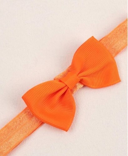 5pcs Set Baby Girl Bow Decor Hair Band Headband Multicoloured Pink Red Blue Gift - Picture 4 of 5