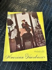 American Hairdresser Magazine SEPTEMBER 1941 Illustrated Beauty Hairstyles WWII