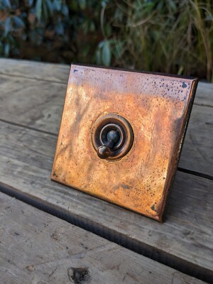 Vintage Kupfer Crabtree Schalter Kipp Lichtschalter