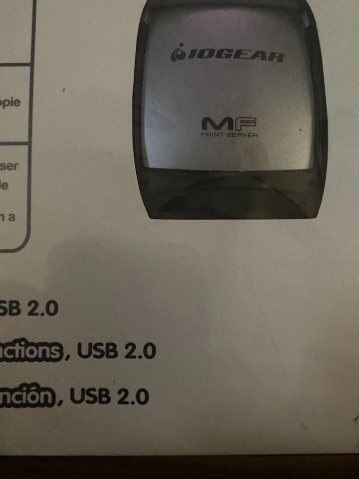 Iogear GMFPSU21W6  1-Port USB Print Server - Image 3 of 3