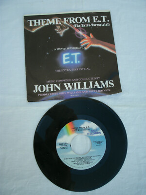 E.T--The Extra Terrestrial--Record & Sleeve--45 RPM-- 1980's