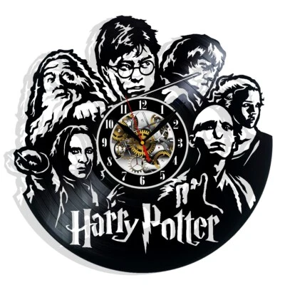 VINYL REVOLT Harry Potter Wall Clock - Retro Decor - Unique Home Accent - Perfect Gift