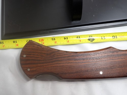 Giant foldable pocketknife with display 17.25" in length Wood handle KKC Folding - Picture 9 of 12