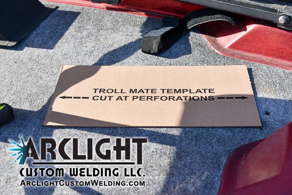 Recessed Trolling Motor Foot Pedal Tray Aluminum TrollMate 1 for