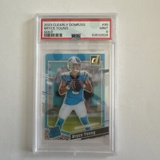 2023 Panini Donruss Clearly Bryce Young #95 PSA 9 Mint “Gold” 🔥🔥🔥