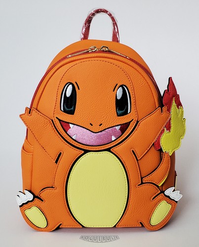 Pokémon Charmander Rucksack Für Kinder | Unisex Jugend-Rucksack, 30x14x42 Cm, Gepolstert, Mit Laptopfach