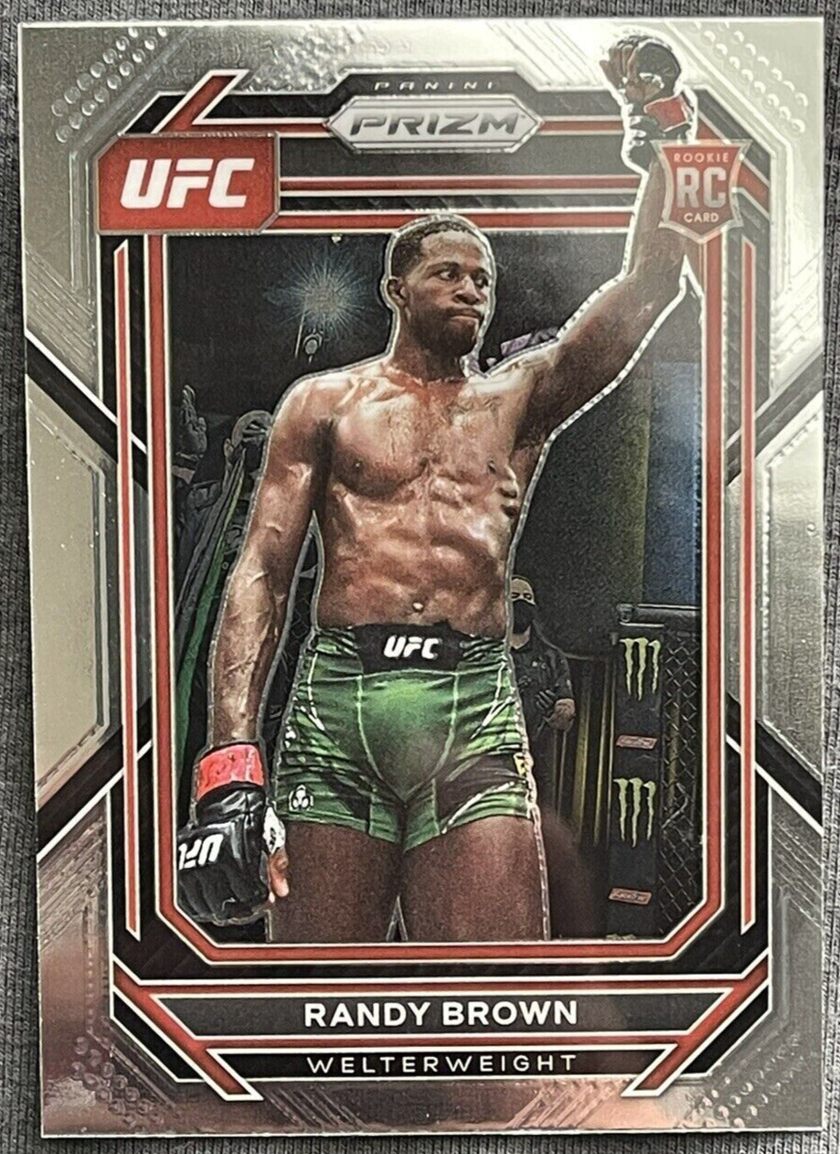 Randy Brown 2023 Panini Prizm UFC Base Rookie Welterweight #106