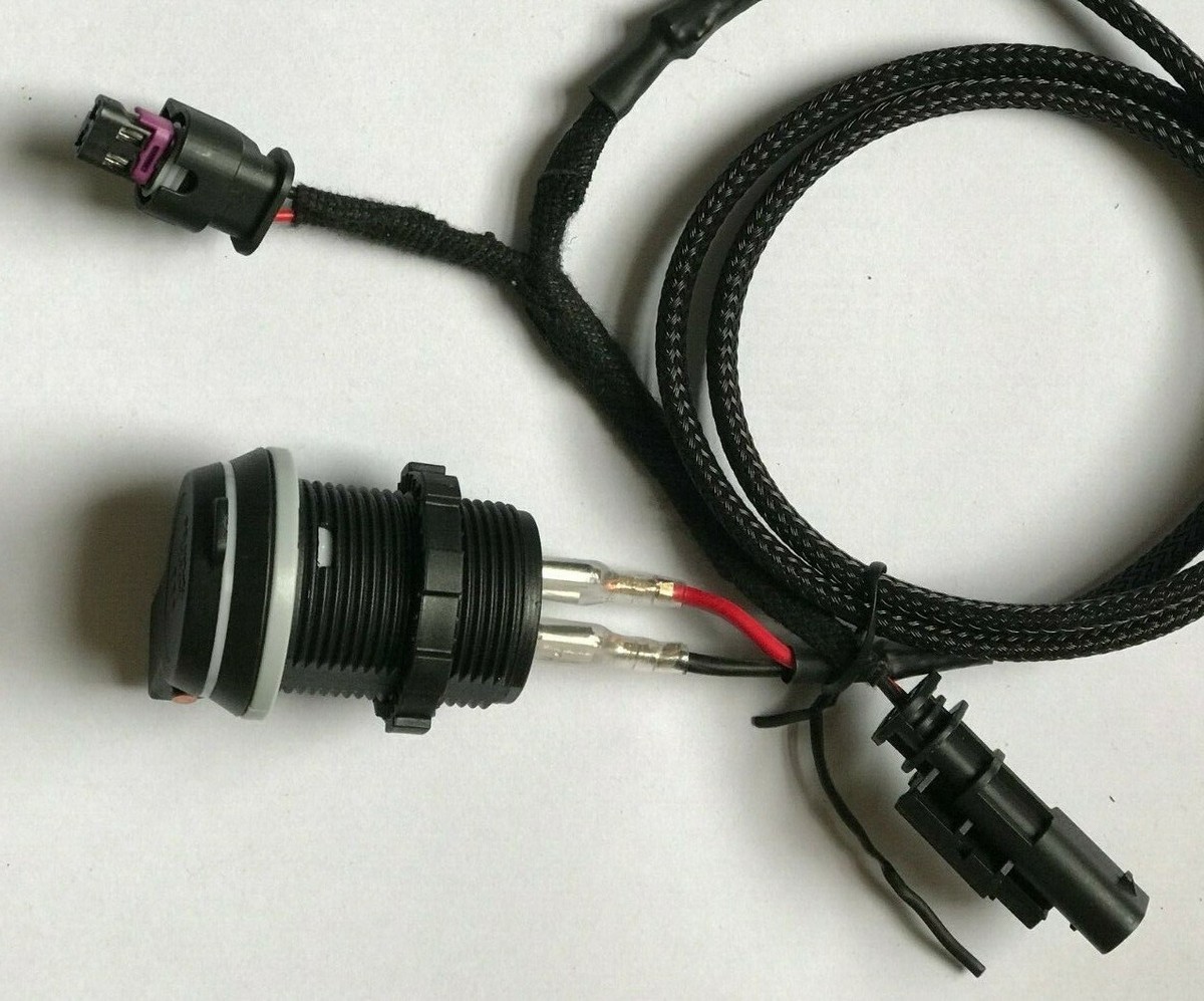 BMW Motorcycle Power Socket Splitter With USB - Accessory Plug For R, RT, GS, F, S, ST, GT, K Series