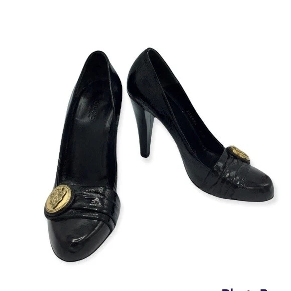 Gucci heels black deals