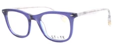 STATE OPTICAL GLOBAL COMPONENTS OAK INDIGO CLOUD PEARL AUTHENTC EYEGLASSES 51-22