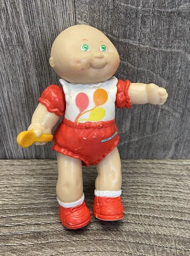 Vtg Cabbage Patch Kids Boy Bald FIGURE  Red Figure 3” Possible