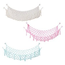 Hammock net for plush toys, large hanging organizer for
