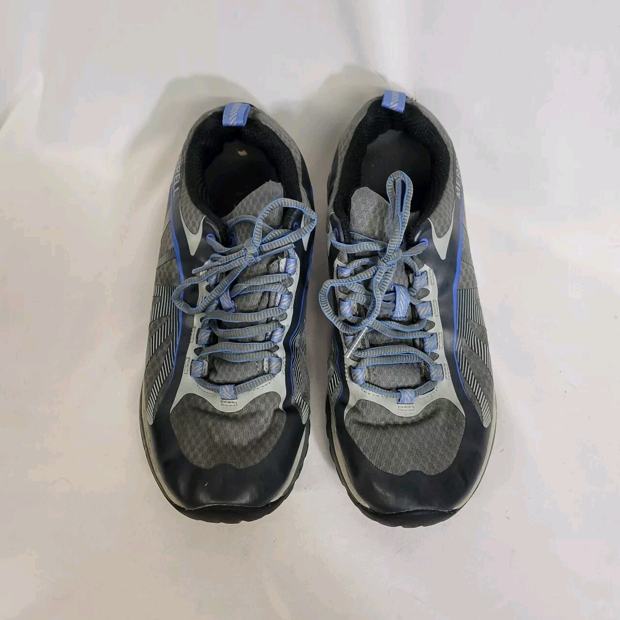 SAOLA Scarpe da ginnastica MERRELL grigie bordo sirena suola Vibram escursionismo trail misura 7