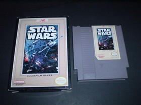 STAR WARS Nintendo NES Game with Box play as Luke Han and Leia Tested Works