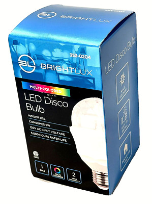   Bright LUX Multicolor Disco Bulb LOW PRICE Light Bulb LED 5,000 Hours NEW