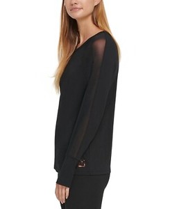 dkny mesh top