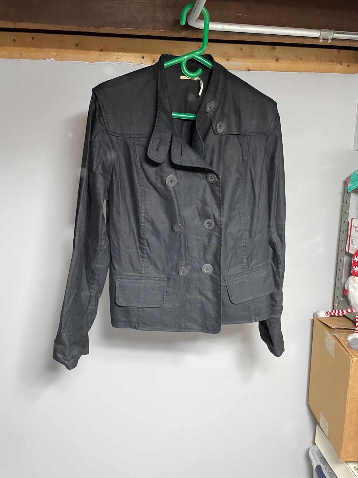 Women's Large Max Studio Double Breasted Moto Jac… - image 1