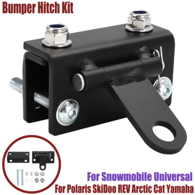 Universal Snowmobile Bumper Hitch Set For Polaris SkiDoo REV Arctic Cat Yamaha