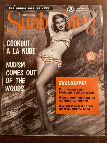 Modern Sunbathing Magazine March 1961 EBay
