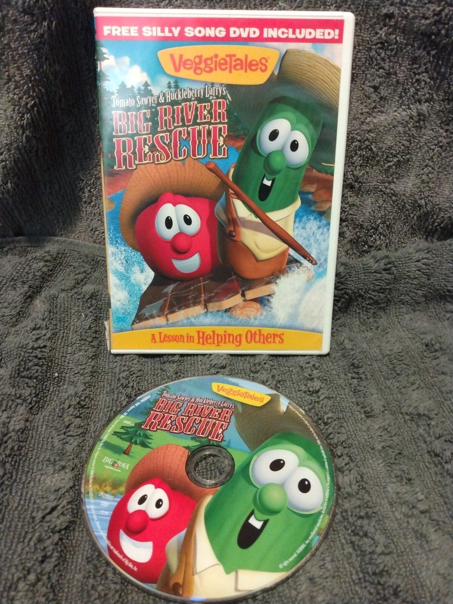 Veggie Tales DVD - Tomato Sawyer and Huckleberry Larry's Big River