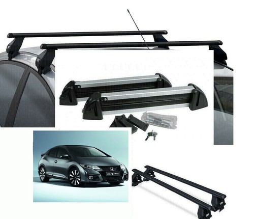 Barre Portatutto In Alluminio + Portasci Scorrevole Per PEUGEOT 3008 Dal 2016 - Trasporta 6 Sci O 4 Snowboard