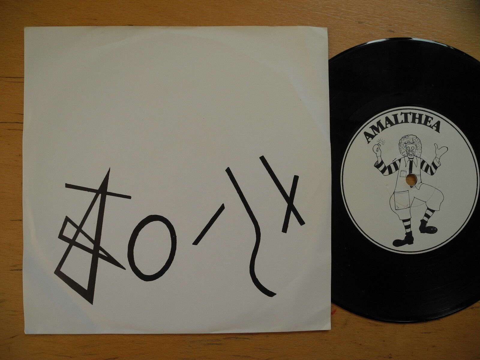 ATT SOM Svart på vitt + 2 45 7" single 1981 Sweden EX minimal dark wave kbd