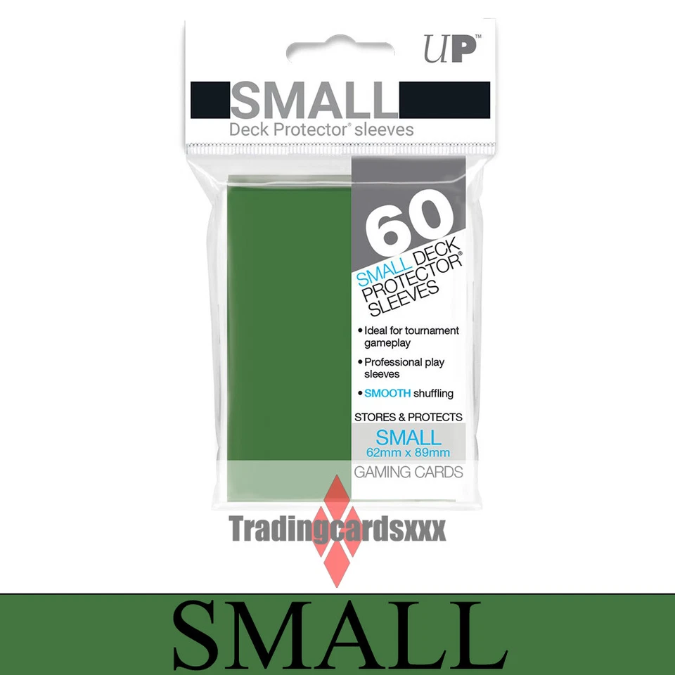 Ultra PRO - 60 Protèges Cartes Deck Protector Sleeves SMALL : Vert
