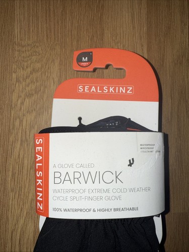 Brand New Sealskinz Barwick Waterproof Extreme Cold Weather Cycle Split Glove M - Picture 2 of 4