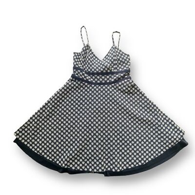 trixxi skater dress Trixxi Navy/White Daisy Ditzy Floral Skater Mini Dress Junior's Size Large