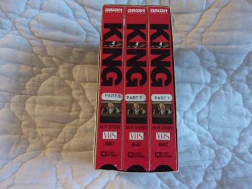 KING 3 VHS MARTIN LUTHER KING JR. PAUL WINFIELD CICELY TYSON TONY BENNETT 1960'S - Picture 2 of 10