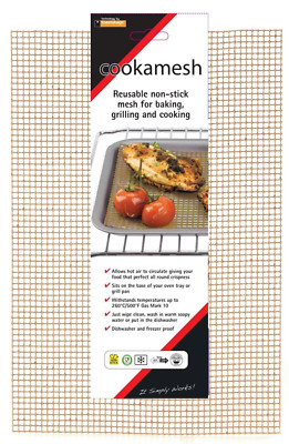 Cookamesh - Mesh Oven Baking Sheet Tray - 5 Pack- 21 x 31CM - MULTI BUY ...