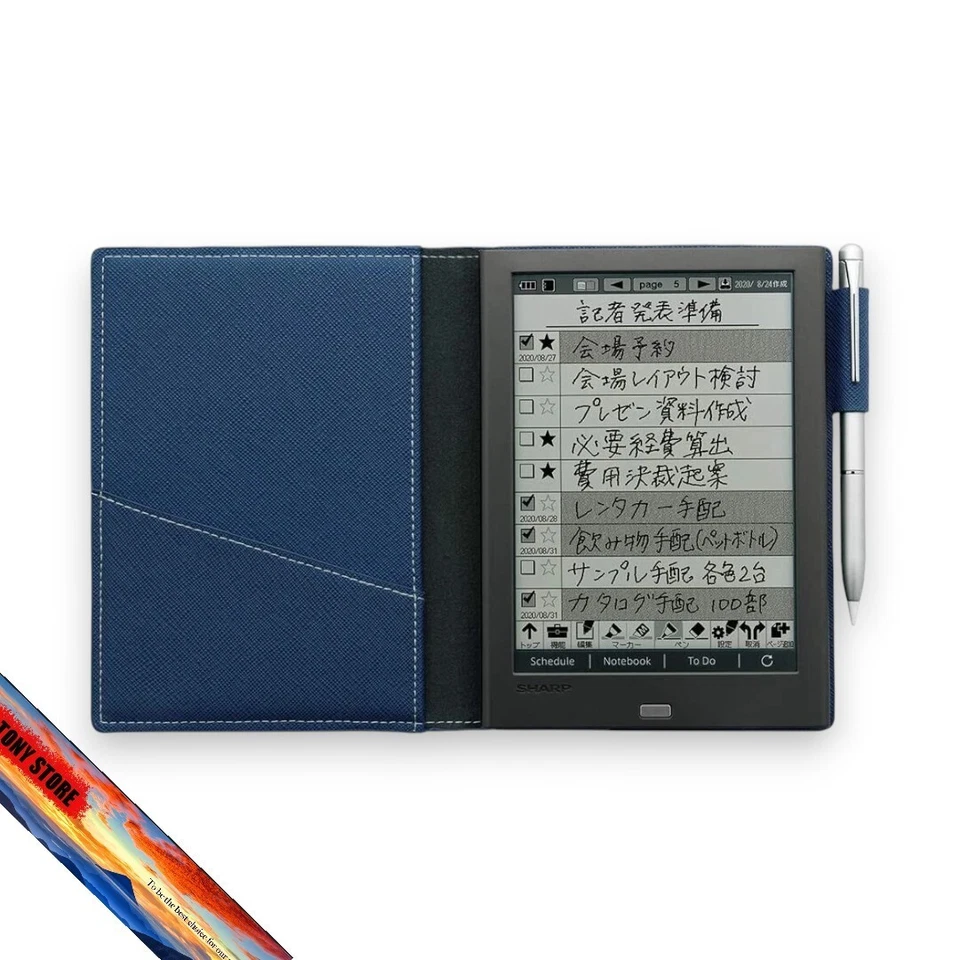Sharp Electronic Notebook Electronic Memo WG-PN1 Notebook Function Eink Japan - Image 2 of 4