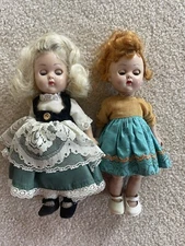 2 Tagged Ginny 1 SLW And 1 BKW VG Face paint Clothes Lovely 1 Doll Has TLC Hair