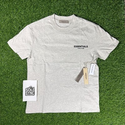 Fear of God Essentials T-Shirt SS22 Light Oatmeal - 100% Authentic